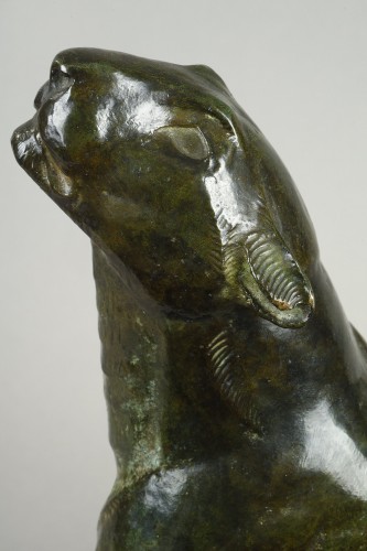 Antiquités - Panther sniffing - Georges Guyot (1885-1972)