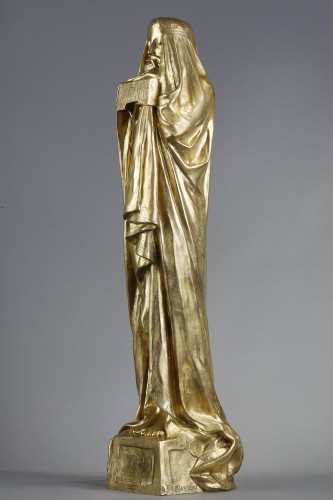 Sculpture Sculpture en Bronze - Le Secret - Pierre-Félix FIX-MASSEAU (1869-1937)