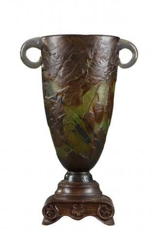 Cantharus vase with oak leaves - Émile GALLE (1846-1904)