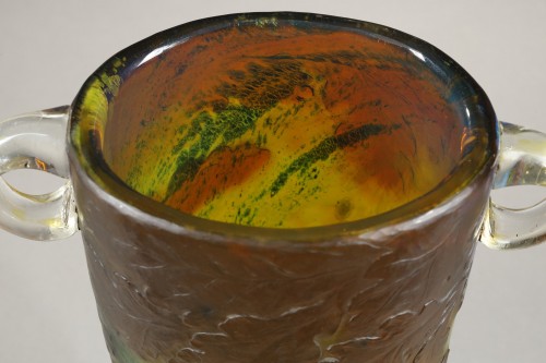 19th century - Cantharus vase with oak leaves - Émile GALLE (1846-1904)
