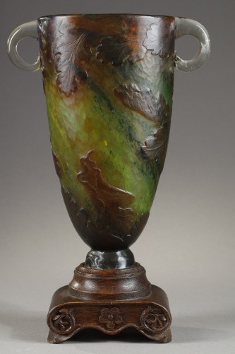Art nouveau - Cantharus vase with oak leaves - Émile GALLE (1846-1904)