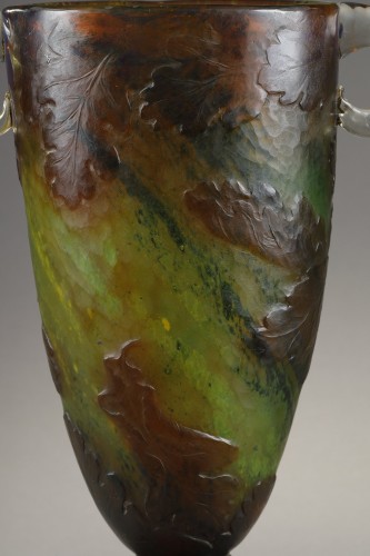 Antiquités - Cantharus vase with oak leaves - Émile GALLE (1846-1904)