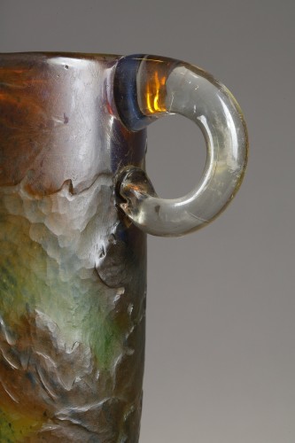 Antiquités - Cantharus vase with oak leaves - Émile GALLE (1846-1904)