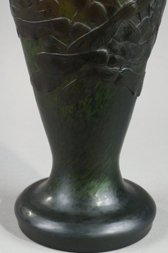 Verrerie, Cristallerie  - Vase "Erable plane" - Émile GALLE (1846-1904)