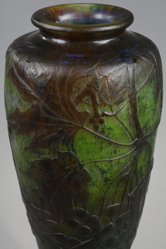 Vase "Erable plane" - Émile GALLE (1846-1904) - Galerie Tourbillon