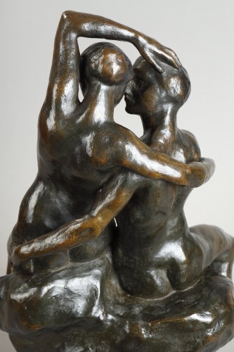 Antiquités - A seated Couple - Louis-Eugène DEJEAN (1872-1953)