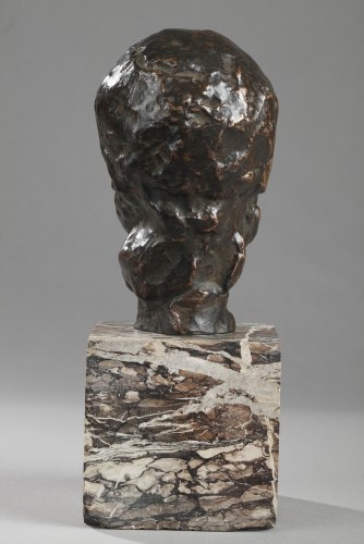 Petite tête de l'Homme au nez cassé - Auguste RODIN (1840-1917) - 