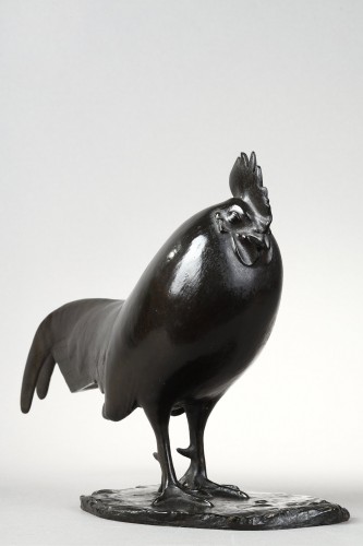 Sculpture Sculpture en Bronze - Coq dormant - François POMPON (1855-1933)