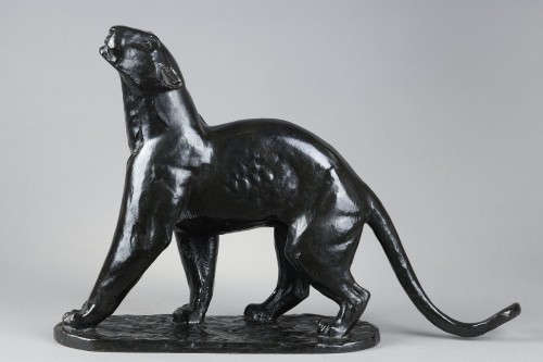 Antiquités - Panthère humant - Georges GUYOT (1885-1972)
