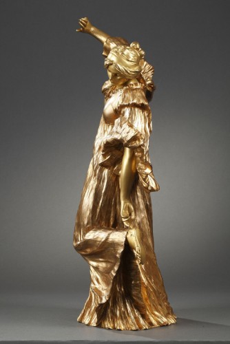 Sculpture Sculpture en Bronze - Danseuse au Cothurne - Agathon LÉONARD (1841–1923)