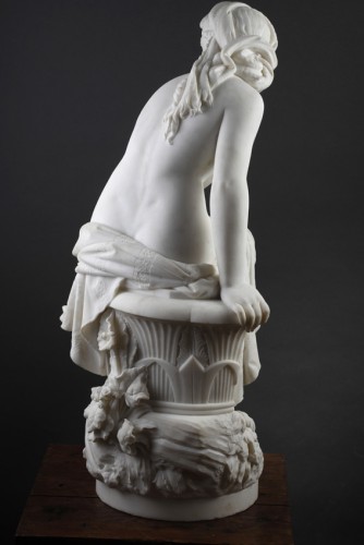 XIXe siècle - Suzanne surprise -  Giovanni Battista LOMBARDI (1822-1880)