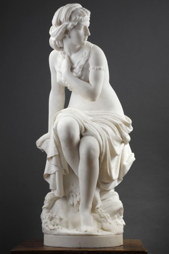 Antiquités - Suzanne surprise -  Giovanni Battista LOMBARDI (1822-1880)