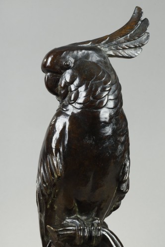 Cacatoès - Edouard-Marcel SANDOZ (1881-1971) - Sculpture Style Art Déco