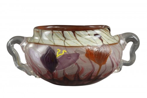 Coupe "Marqueterie aux Crocus" - Emile GALLE (1846-1904)