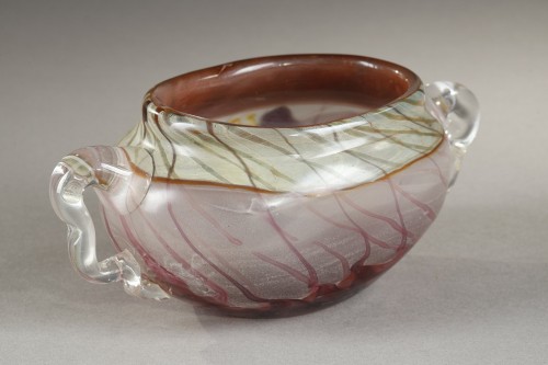 XXe siècle - Coupe "Marqueterie aux Crocus" - Emile GALLE (1846-1904)