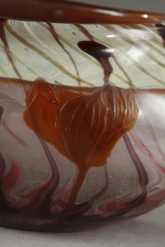 Art nouveau - Coupe "Marqueterie aux Crocus" - Emile GALLE (1846-1904)