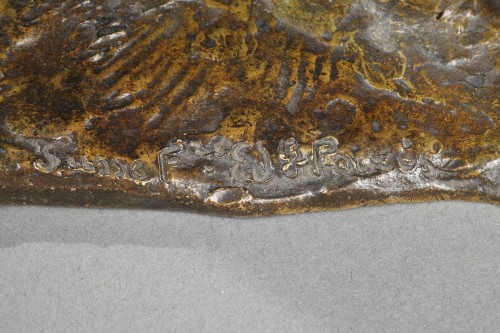 Lionne se tournant - Roger GODCHAUX (1878-1958) - Art Déco