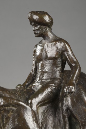 Art Déco - Return from the Hunt - Roger GODCHAUX  (1878-1958)