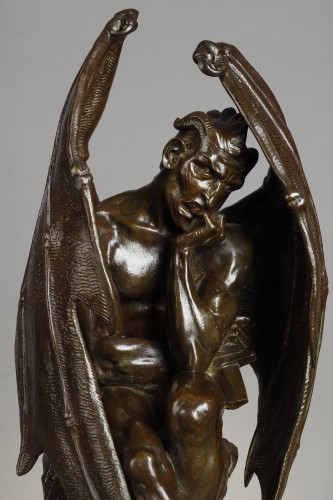 Mephistopheles - Jean-Jacques FEUCHERE (1807-1852) - Sculpture Style Louis-Philippe