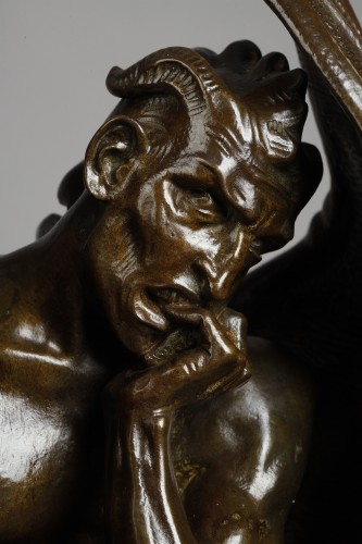 Sculpture  - Mephistopheles - Jean-Jacques FEUCHERE (1807-1852)