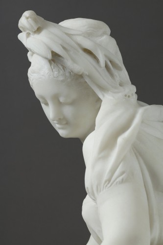 Sculpture Sculpture en Marbre - La Source - Albert-Ernest Carrier-Belleuse (1824-1887)