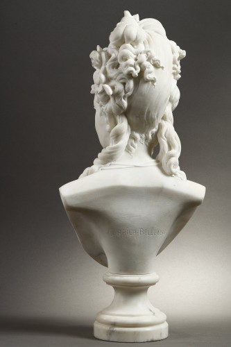 Femme aux roses - Albert-Ernest CARRIER-BELLEUSE (1824-1887) - Galerie Tourbillon