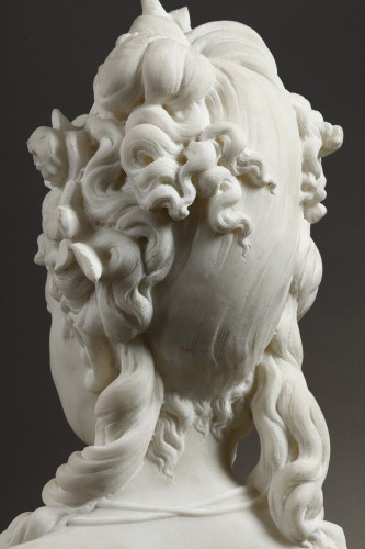 XIXe siècle - Femme aux roses - Albert-Ernest CARRIER-BELLEUSE (1824-1887)