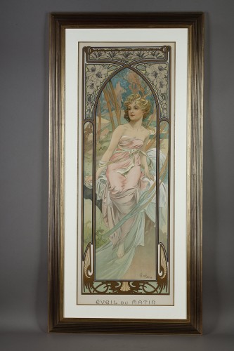 The Times of the Day - Alphonse MUCHA (1860-1939) - Art nouveau