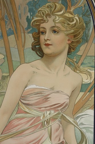 Art nouveau - The Times of the Day - Alphonse MUCHA (1860-1939)