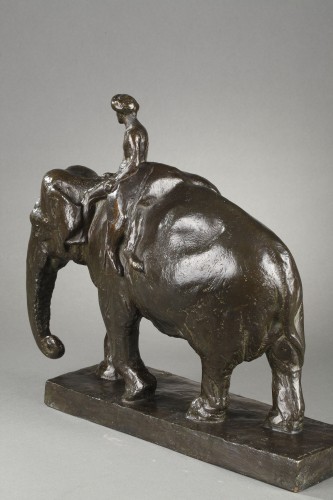 Art Déco - Return from the Hunt - Roger GODCHAUX  (1878-1958)