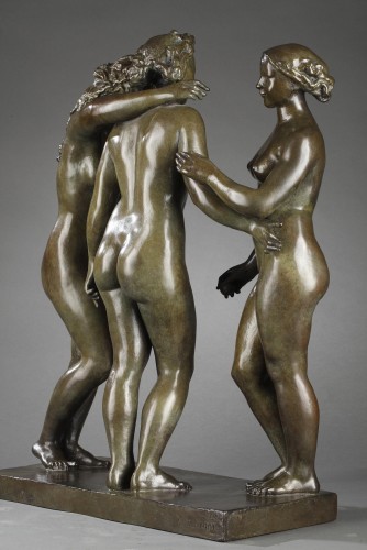 Les Trois Grâces - Alfred JANNIOT (1889-1969) - Art Déco