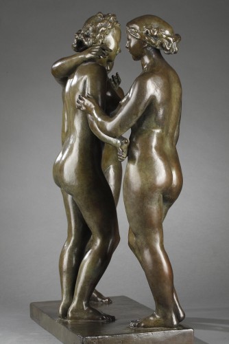 Sculpture Sculpture en Bronze - Les Trois Grâces - Alfred JANNIOT (1889-1969)