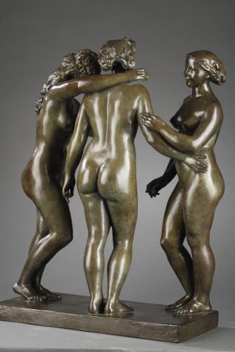 Les Trois Grâces - Alfred JANNIOT (1889-1969) - Galerie Tourbillon
