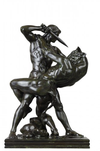 Thésée combattant le Minotaure - Antoine-Louis BARYE (1796-1875)