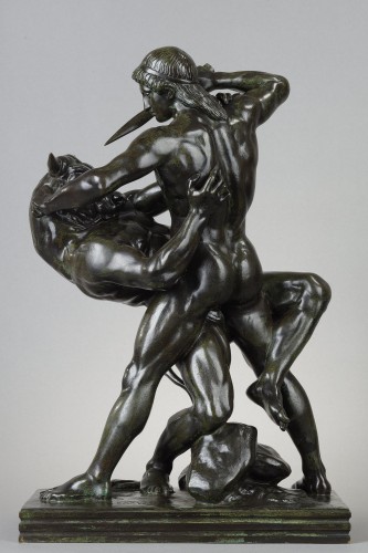 Antiquités - Theseus slaying the Minotaur - Antoine-Louis BARYE (1796-1875)