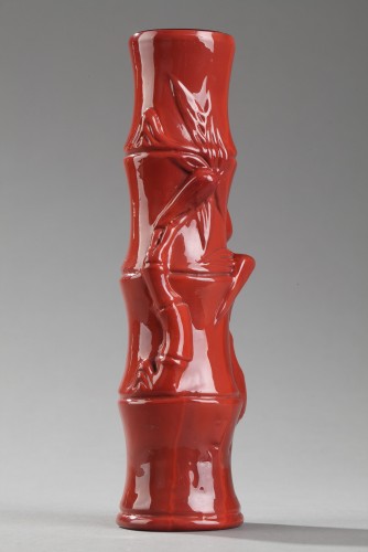 Verrerie, Cristallerie  - Vase "Bambou" - Ernest LEVEILLE (1841–1913)