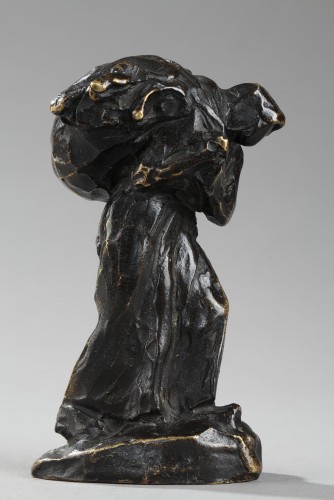 Sculpture Sculpture en Bronze - Retour de l’herbe - Aimé-Jules DALOU (1838-1902)