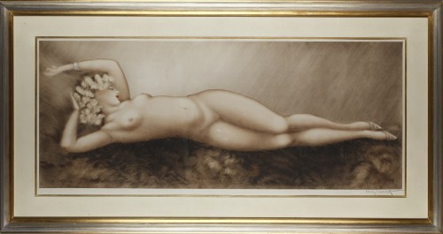 Sommeil - Lithographie originale de Louis ICART (1888-1950)