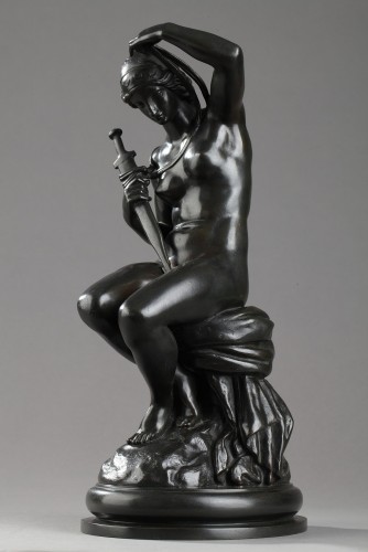 Minerva - Antoine-Louis BARYE (1796-1875) - Sculpture Style Napoléon III