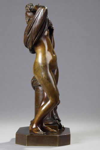 Sculpture  - Woman taking off her shirt - James PRADIER (1790-1852)