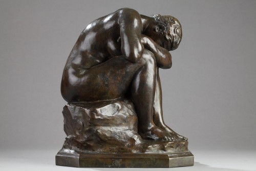 Le Miroir brisé ou La Vérité méconnue - Aimé-Jules DALOU (1838-1902) - Sculpture Style 