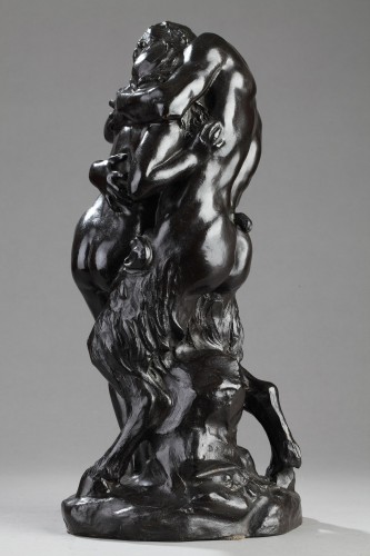 Sculpture  - The Kiss - Aimé-Jules DALOU (1838-1902)