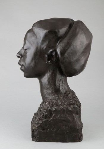 Sculpture Sculpture en Bronze - Femme Malgache - Jeanne TERCAFS (1898-1944)