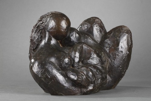 L'Enfant endormi - Baltasar LOBO (1910-1993) - Sculpture Style 