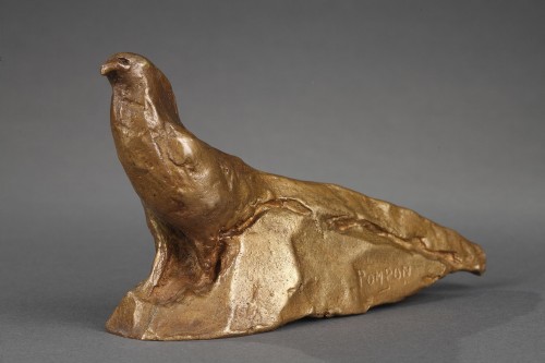 Pheasant - François Pompon (1855-1933) - Sculpture Style Art Déco