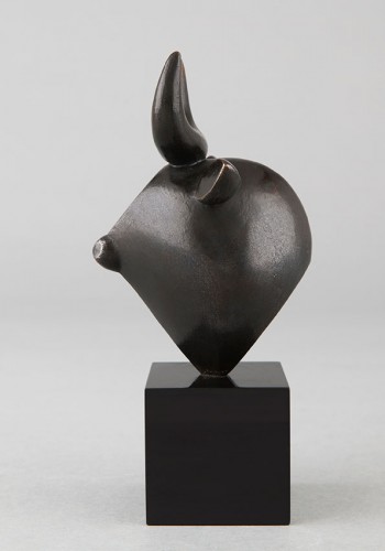 Tête de Taureau - Baltasar LOBO (1910-1993) - Sculpture Style Années 50-60