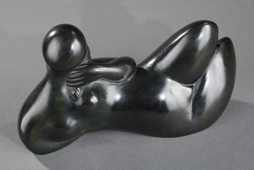 Sculpture Sculpture en Bronze - Femme à la natte - Baltasar LOBO (1910-1993)