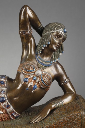 Cléopâtre - Demetre Chiparus (1886-1947) - Sculpture Style Art Déco