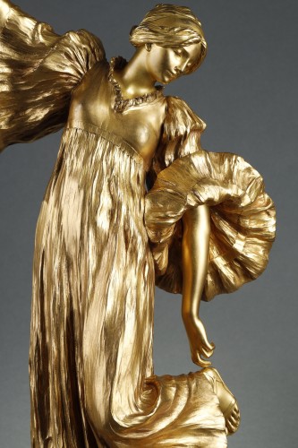 Dancer with platform shoes - Agathon Léonard (1841-1923) - Sculpture Style Art nouveau