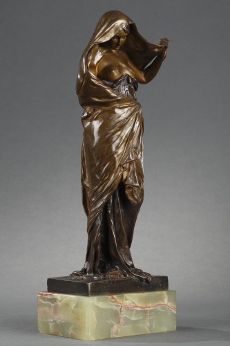 Sculpture Sculpture en Bronze - La Nature se dévoilant à la Science - Louis-Ernest BARRIAS (1841-1905)